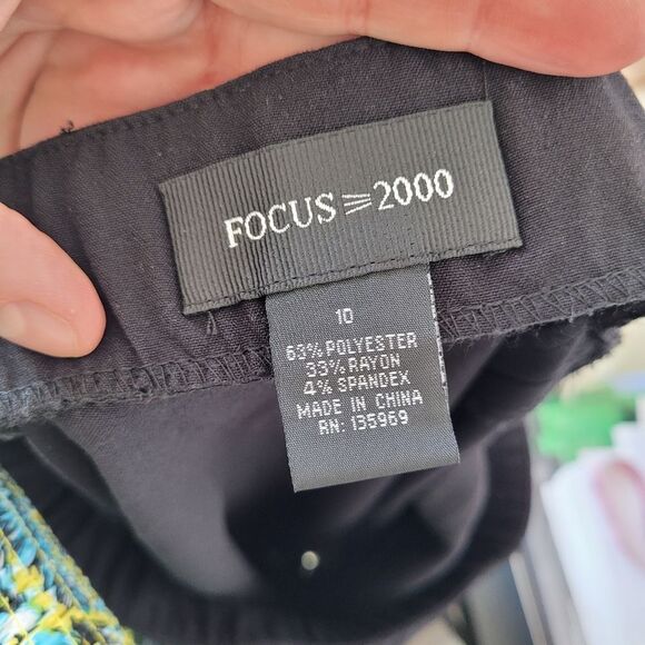 Focus 2000 Black Trumpet Skirt Midi Concert Performance Modest Office Size 10 - Picture 5 of 5